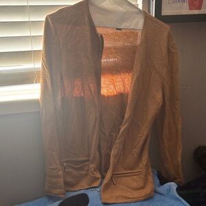 Plenty by Tracy Reese Heathered Mustard Knit Top